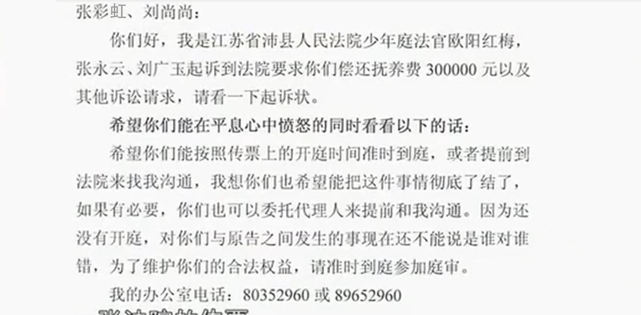 所以等刘尚尚念完高中之后,索性就住到了张彩虹的家中,从那之后来自于