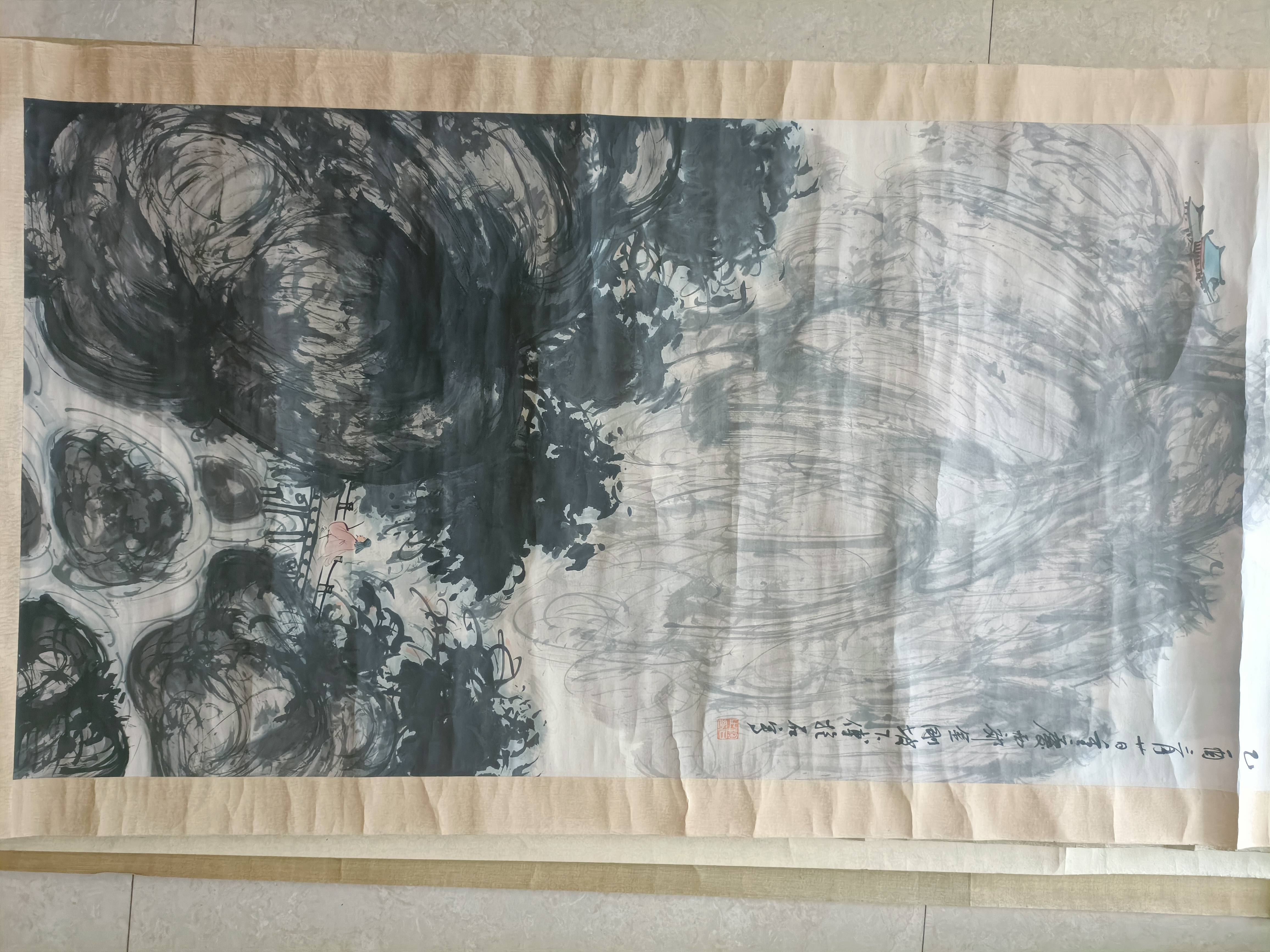 傅抱石山水人物画