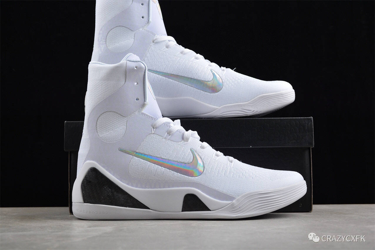 科比九代 nike kobe 9 elite high protro halo 纯白高帮耐克精英篮球