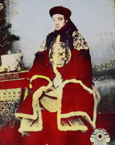 一组蒙古王爷上色老照片:图2是僧格林沁,图5王爷率兵镇守边疆