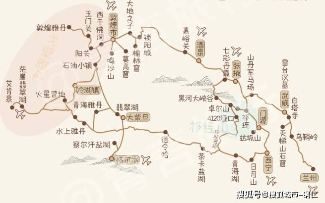 甘肃旅游线路名称（甘肃旅游线路有哪几条）《甘肃的旅游线路》