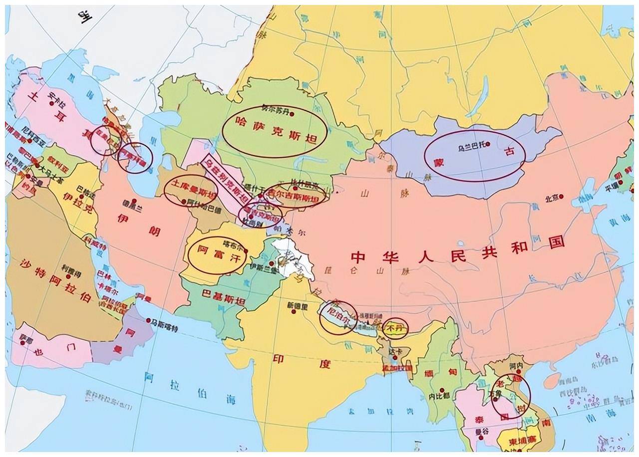 世界五大内陆国,两个和我国接壤