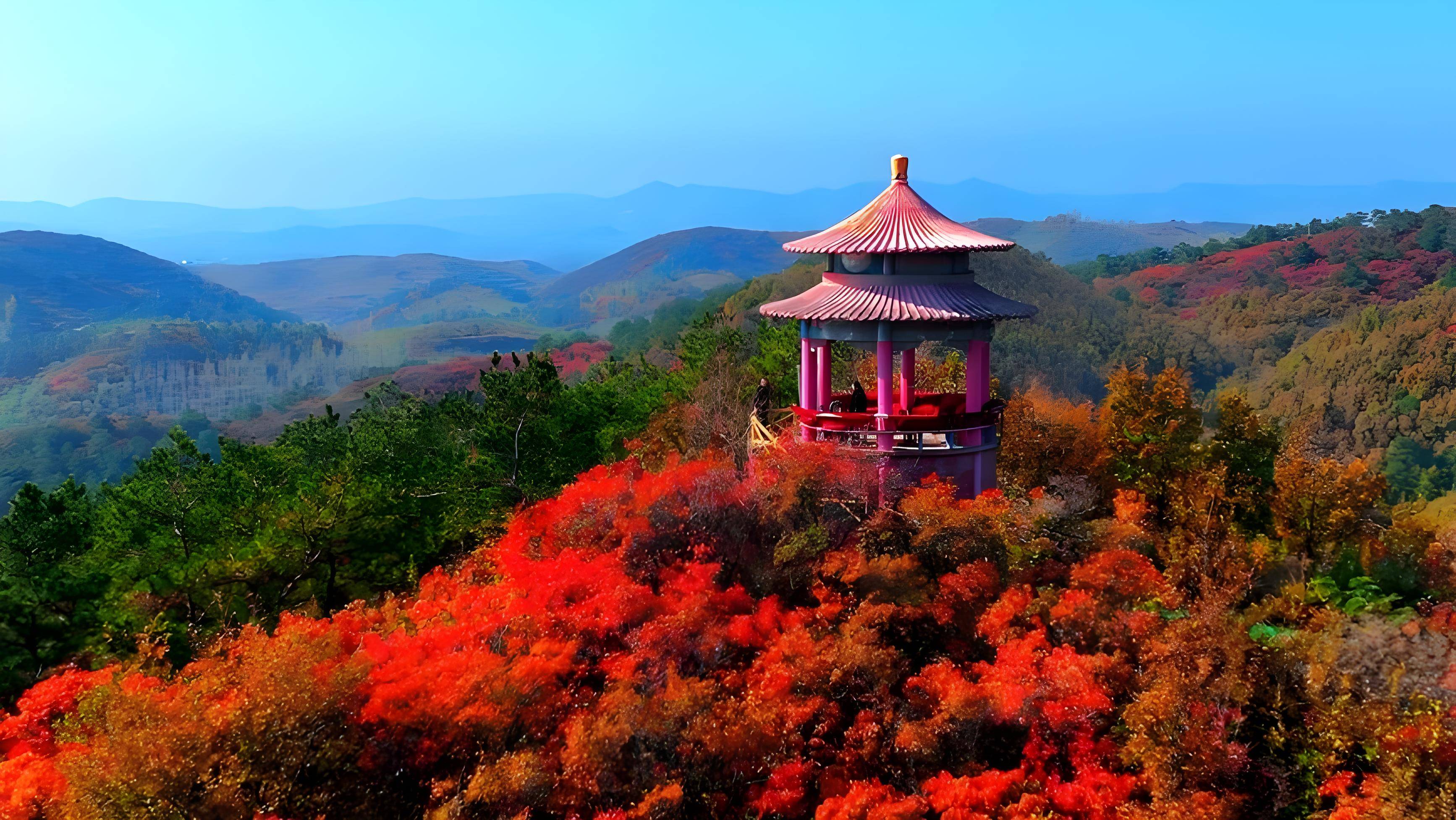 桐柏山一日游图片