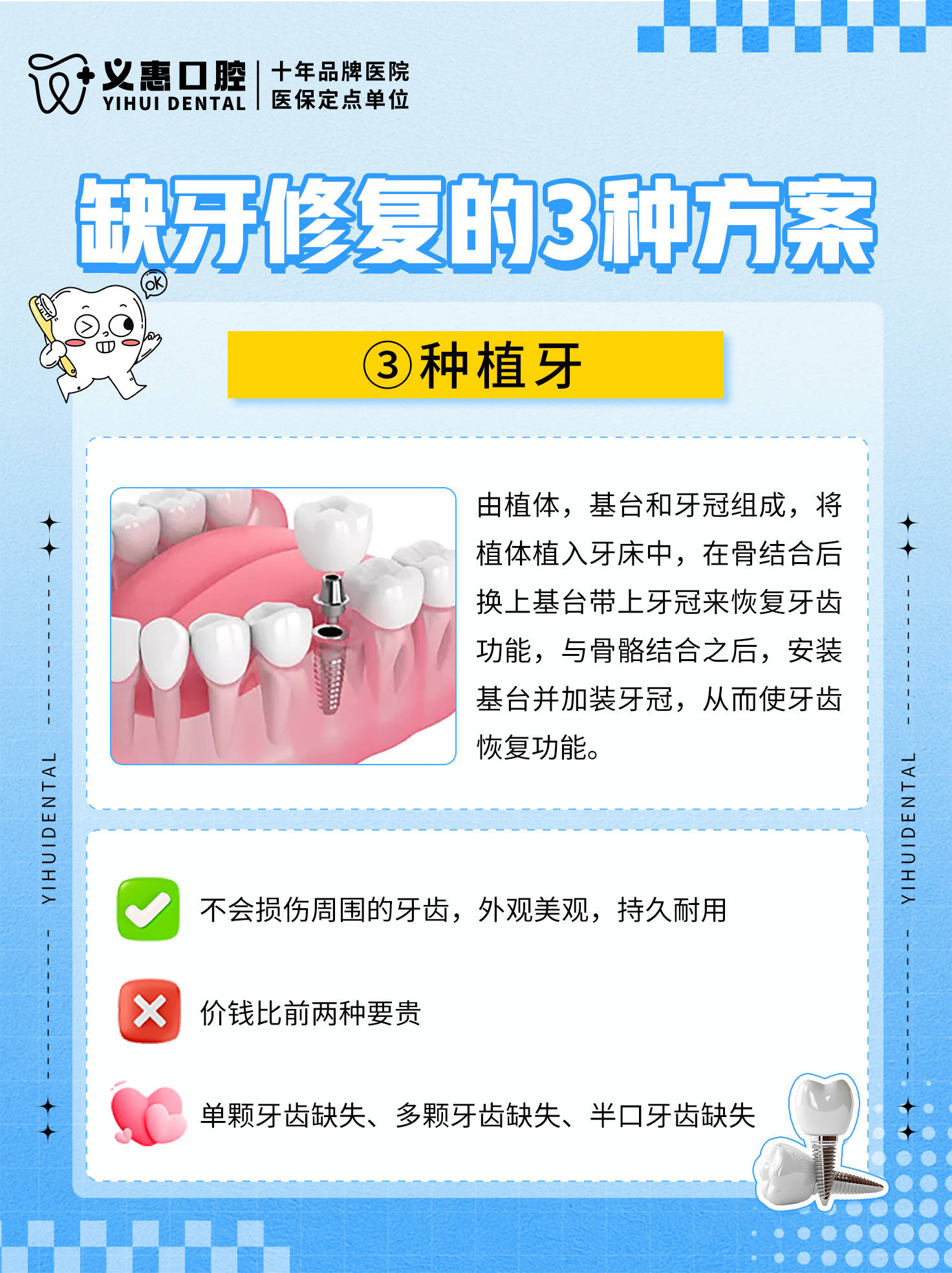 瓜子牙修补图解图片