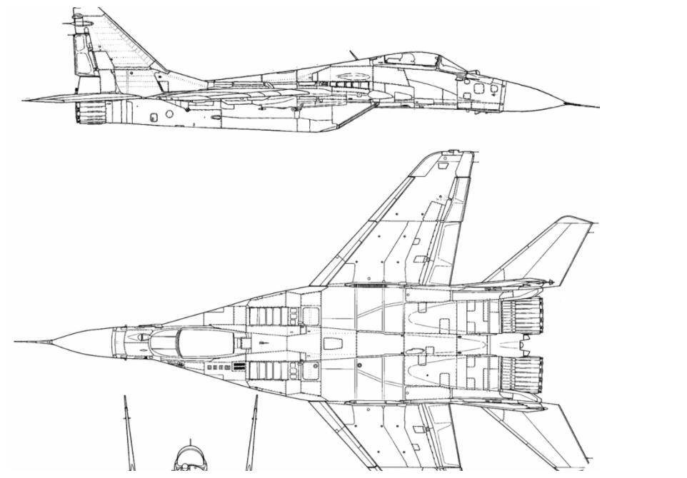 米格战斗机三视图这时,无线电中传来了通话要求,那是蒙古国空军的无线