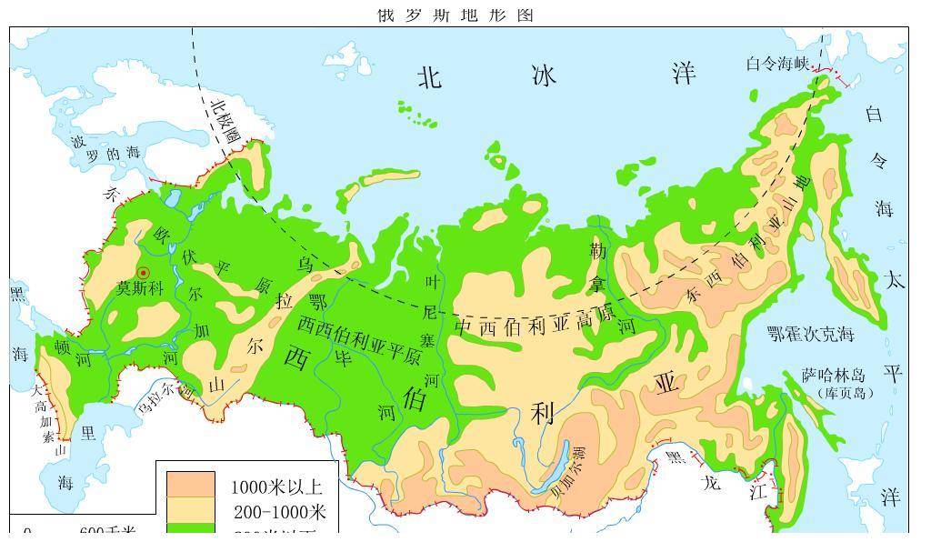 中国控制叶尼塞河以东图片