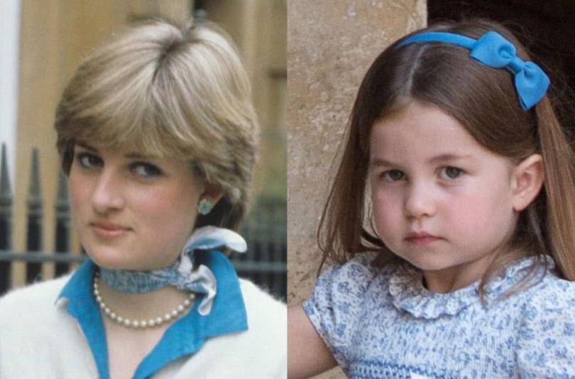 唯一的蓝眼公主夏洛特:以前神似戴安娜,如今7岁,越来越像女王