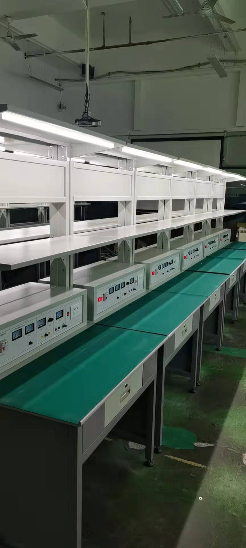 电子产品工艺技能及生产工艺流水线焊接装配创新实训台jg