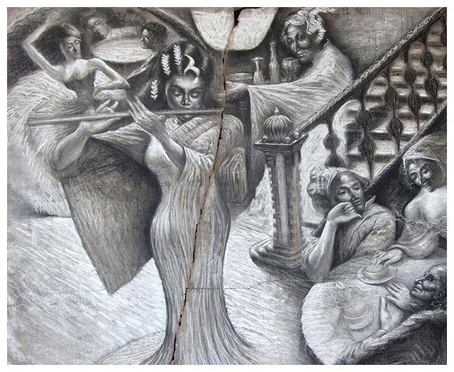 江西拾荒老人专注绘画40年,妻子绝望携子离开,专家:画得一般_徐荣