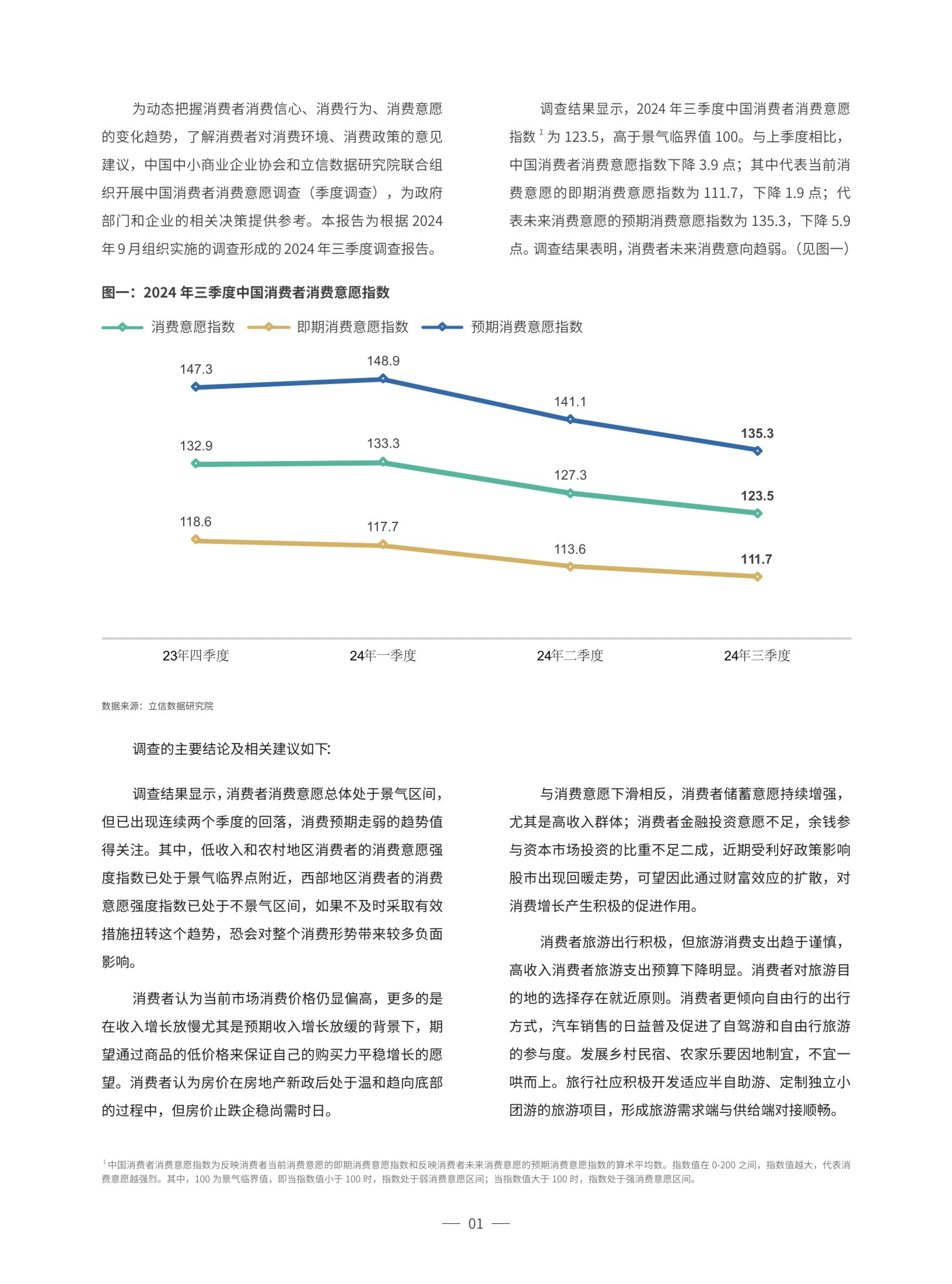 第三季度中国消费者消费意愿调查报告