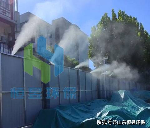 工地围墙防尘喷雾装置,喷淋降尘系统厂家