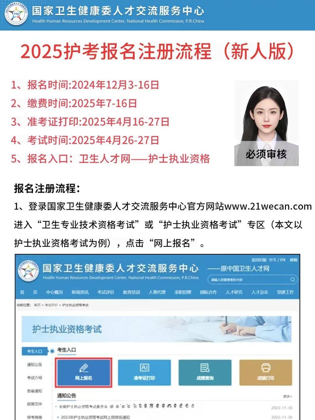 护资考试 #护资 #报名照片审核处理工具 #照片审核 #护考照片二,报名