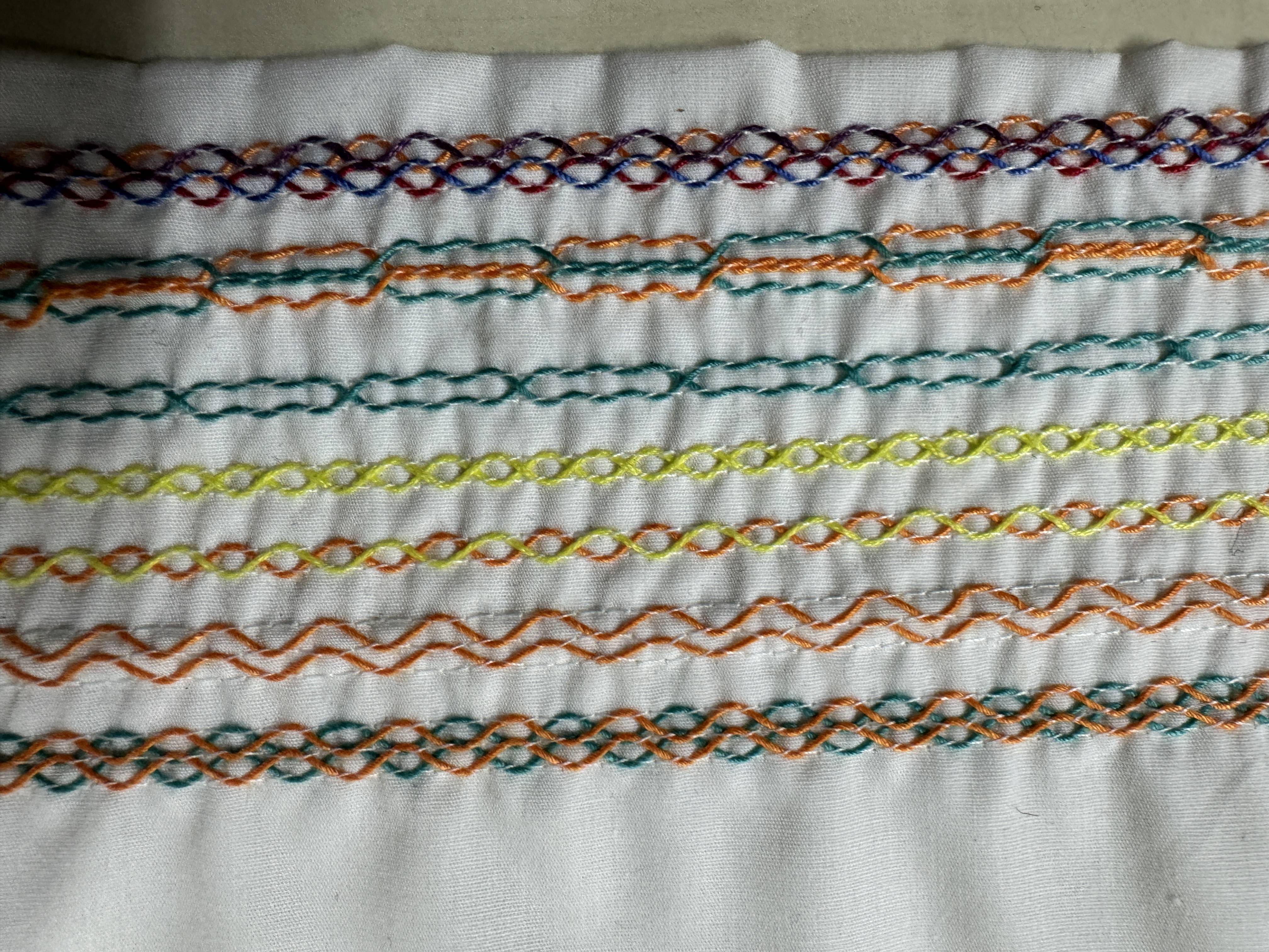 服装拼缝:在服装的拼缝处使用,增加缝线的装饰性