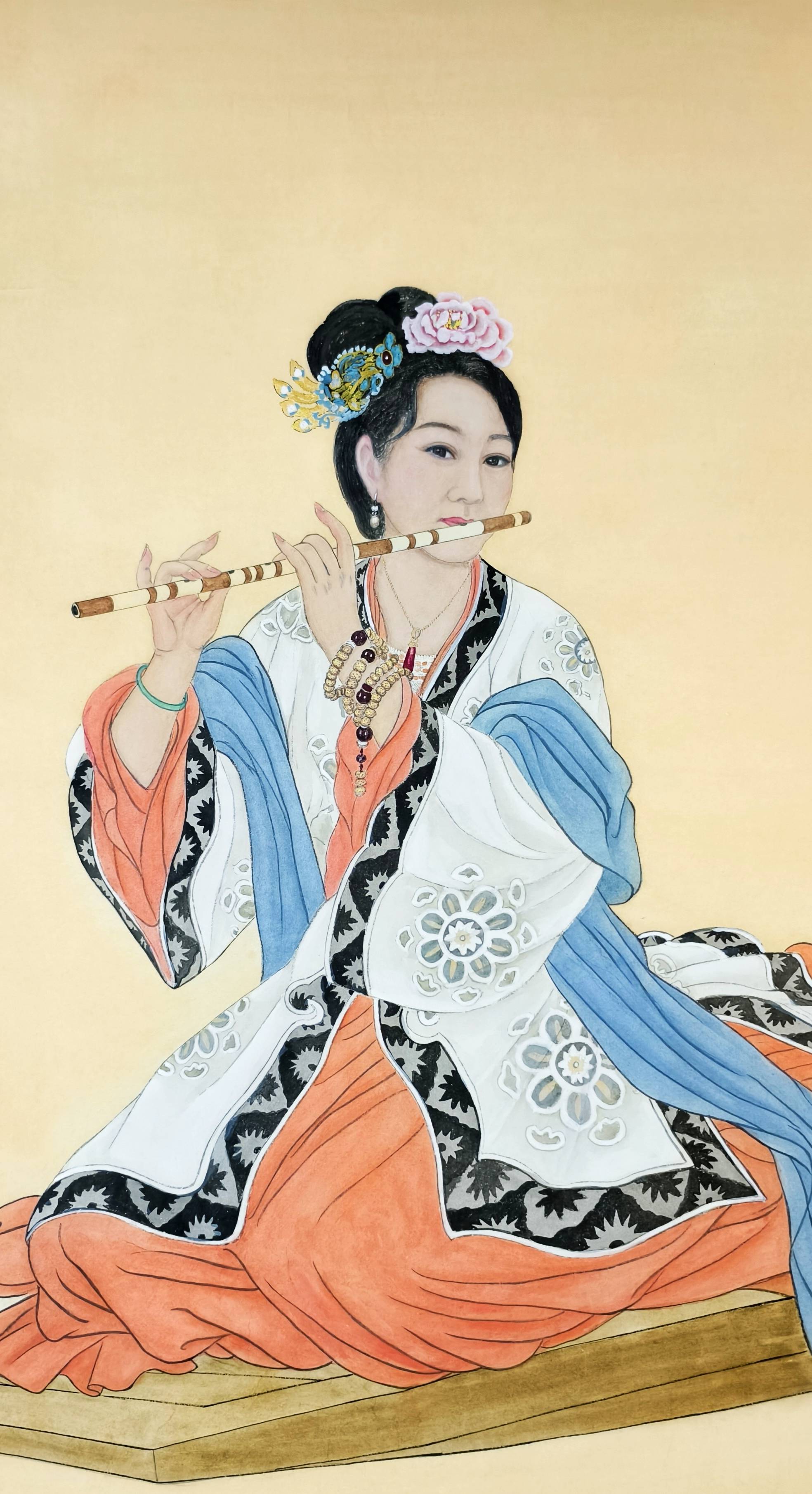 古装女子人物画图片