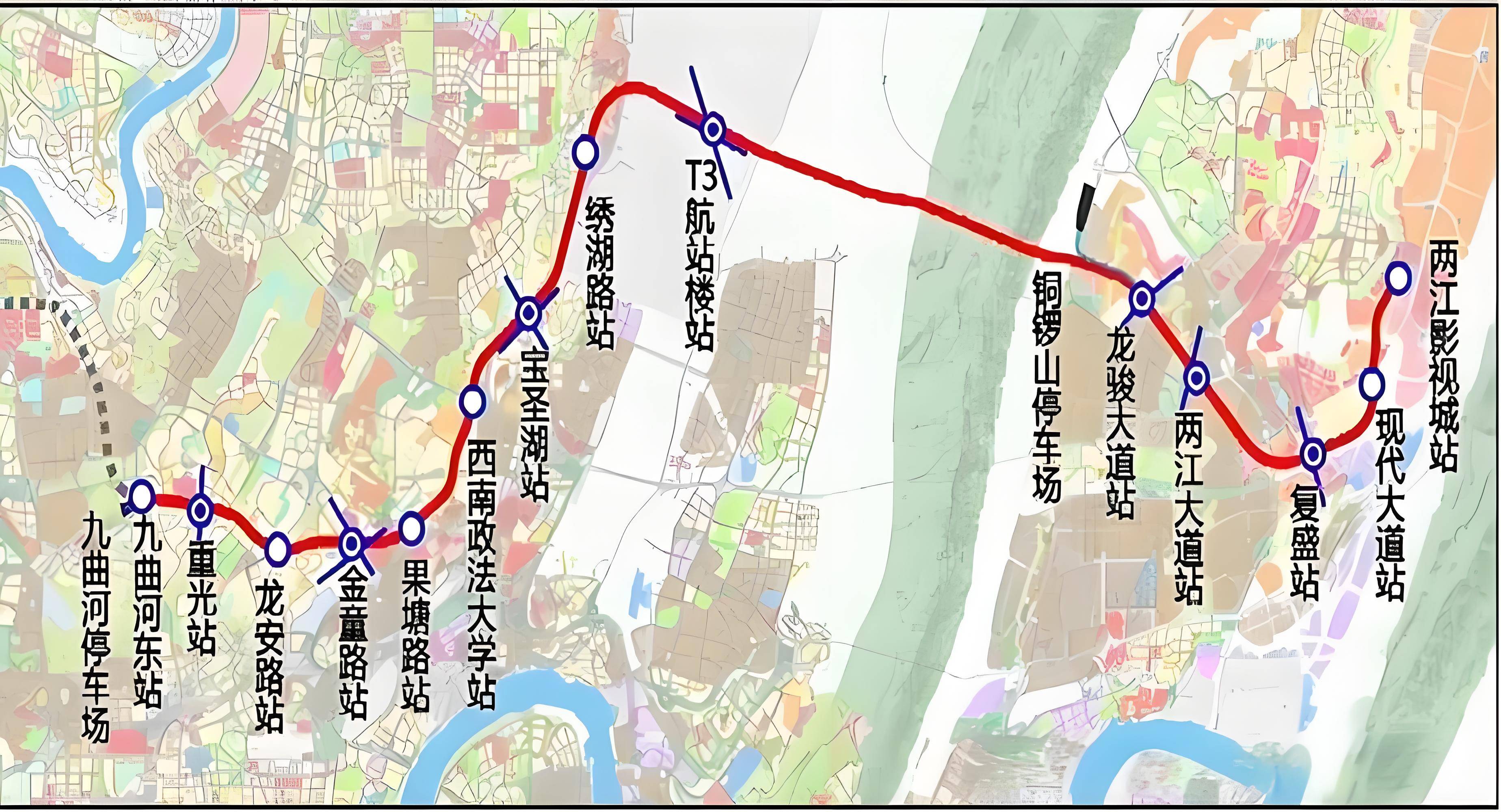 重庆轨道19号线线路图图片