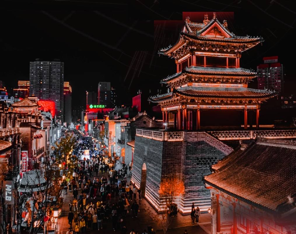 太原周末好去处,钟楼街步行街圣诞氛围满满