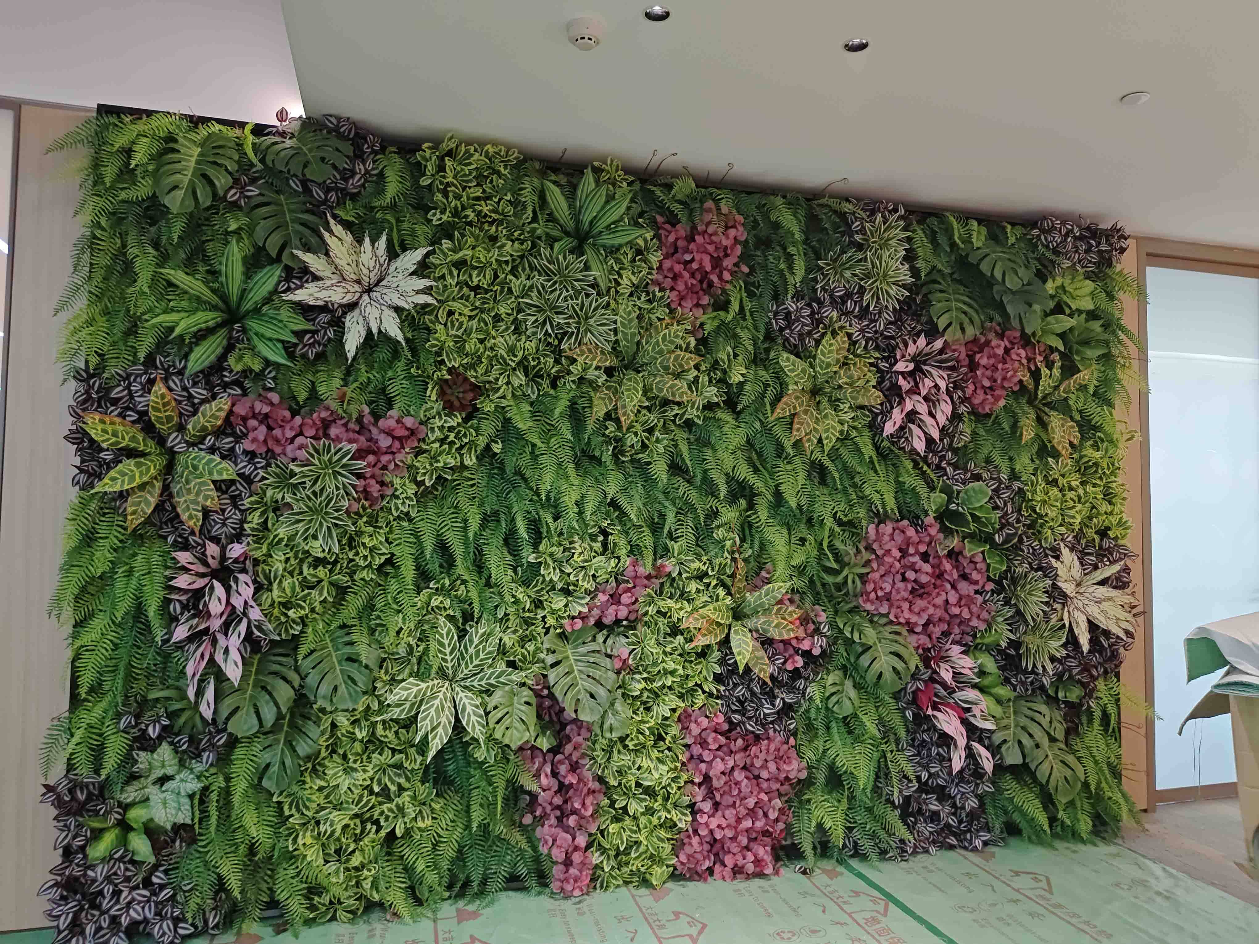 奶酪基金室内仿真植物墙