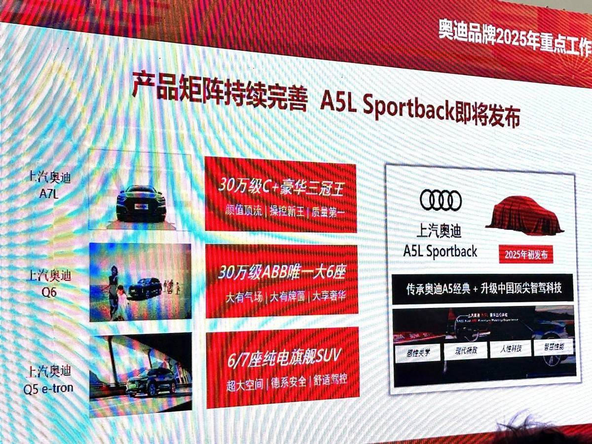 上汽奥迪A5L实车谍照曝光，溜背造型能否超越一汽A5L成新宠？