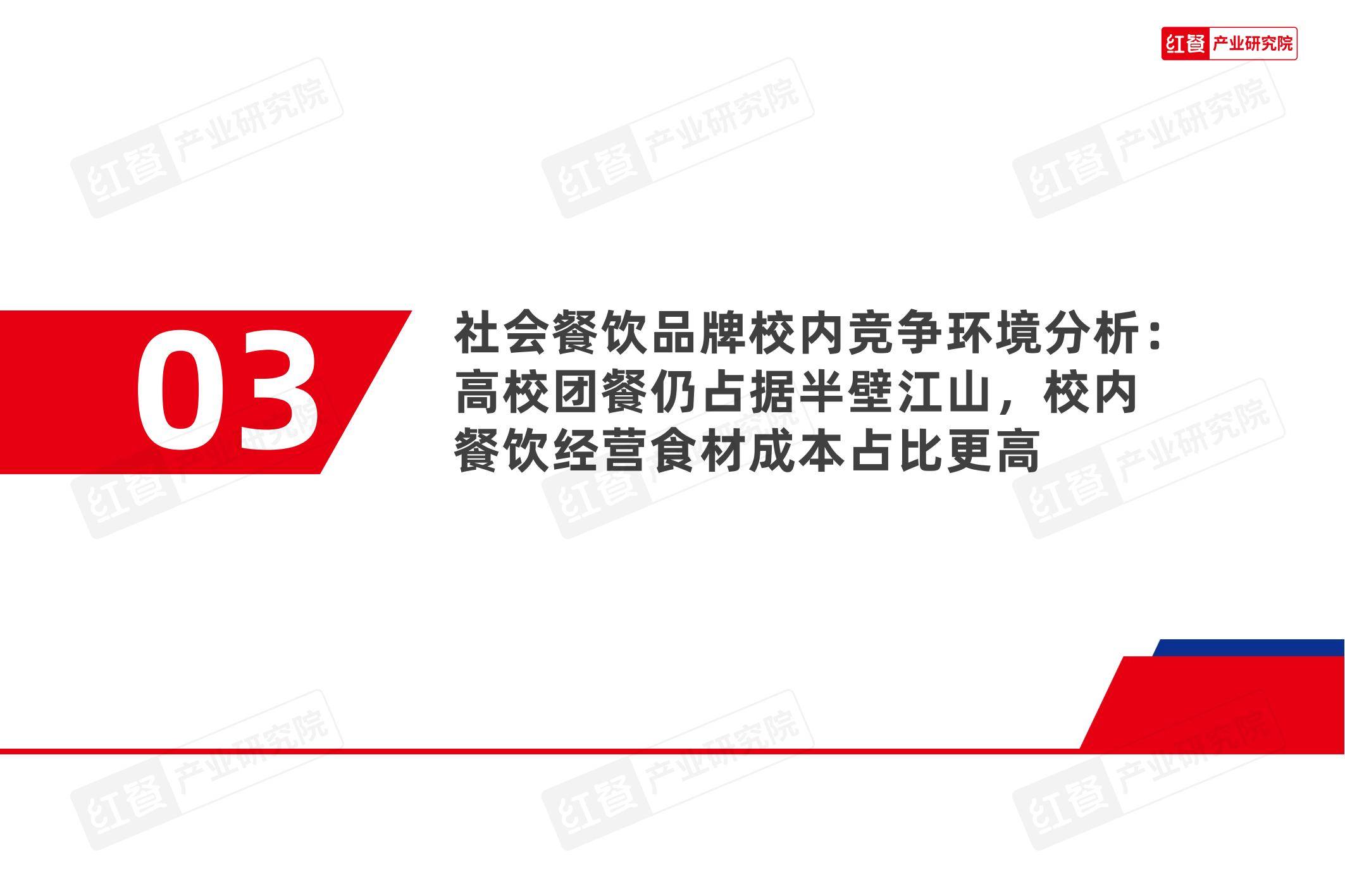 红餐研究院：2025中国高校餐饮业现状分析，中国高校餐饮研究报告-报告智库