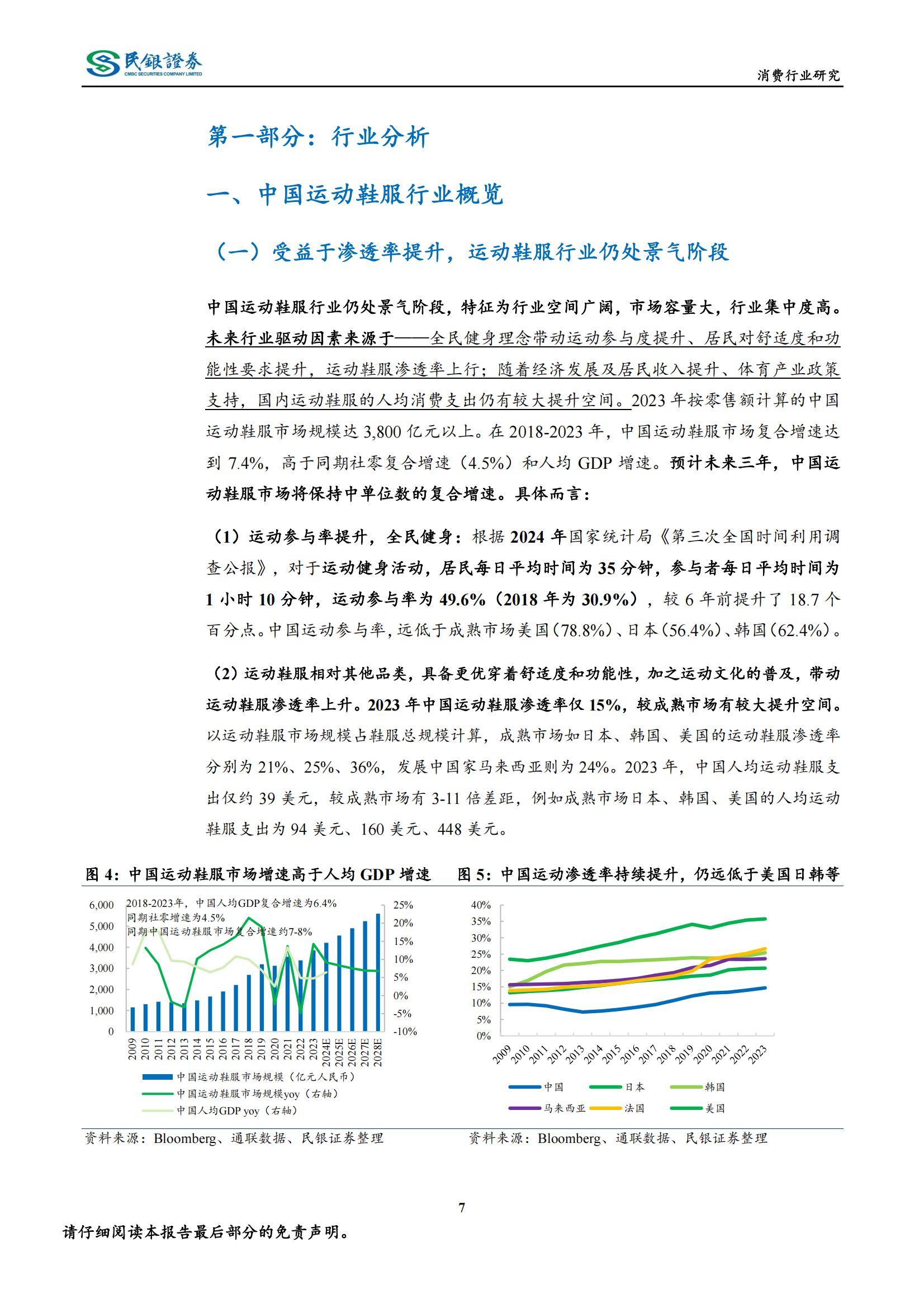民银证券：2025年运动鞋服行业目前形势，运动鞋服行业市场需求分析-报告智库
