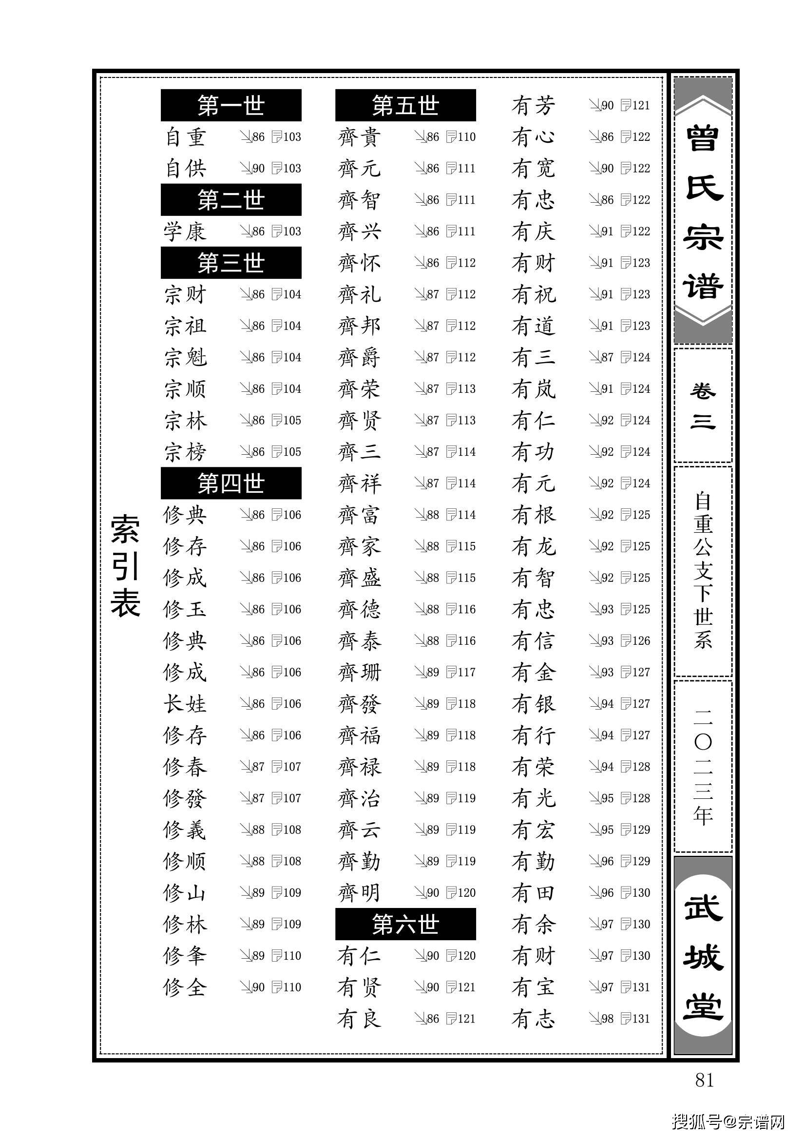 曾氏宗谱:郡望与堂号背后的寓意