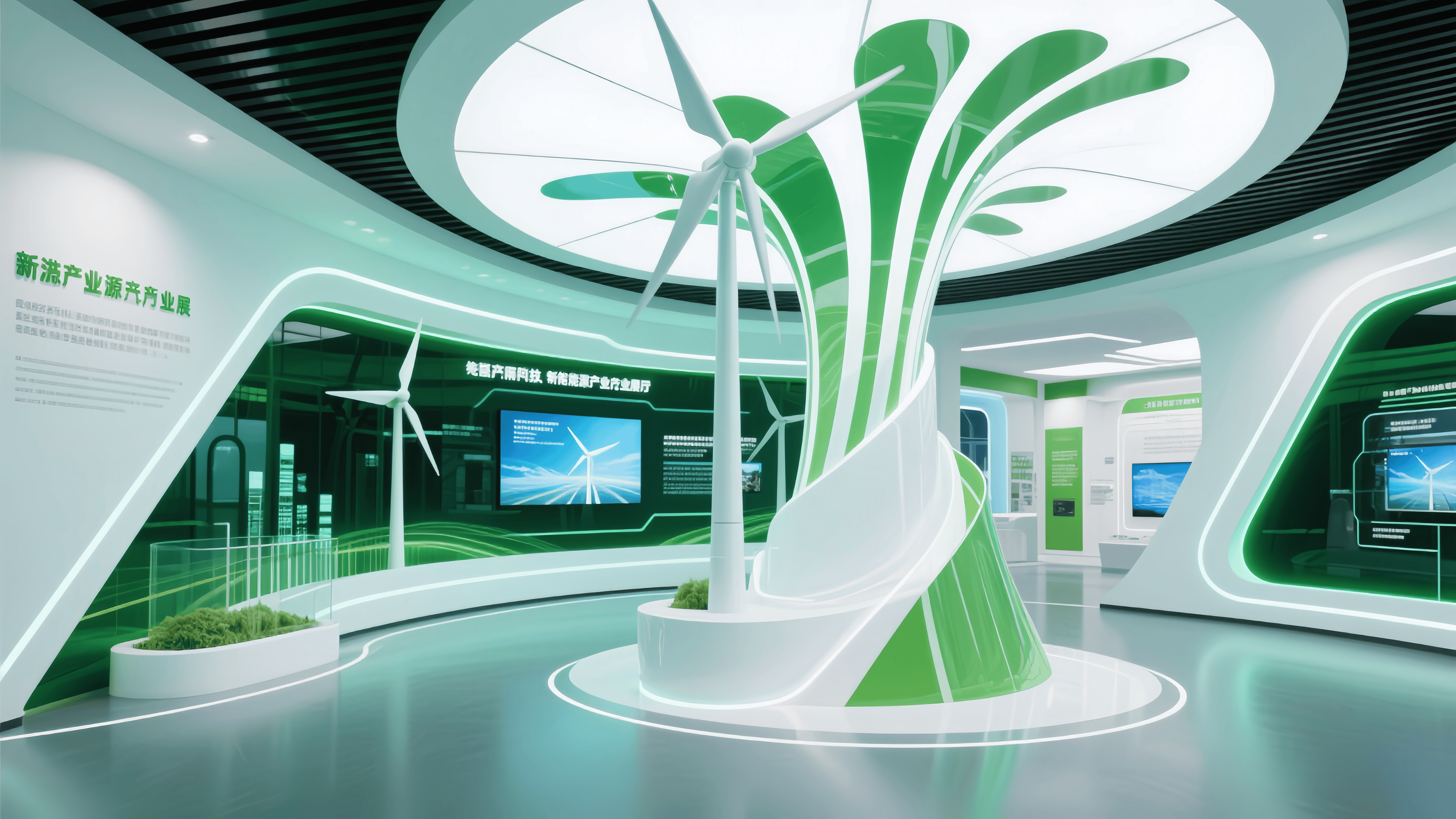 开拓新能源未来,共筑绿色产业展厅新篇章