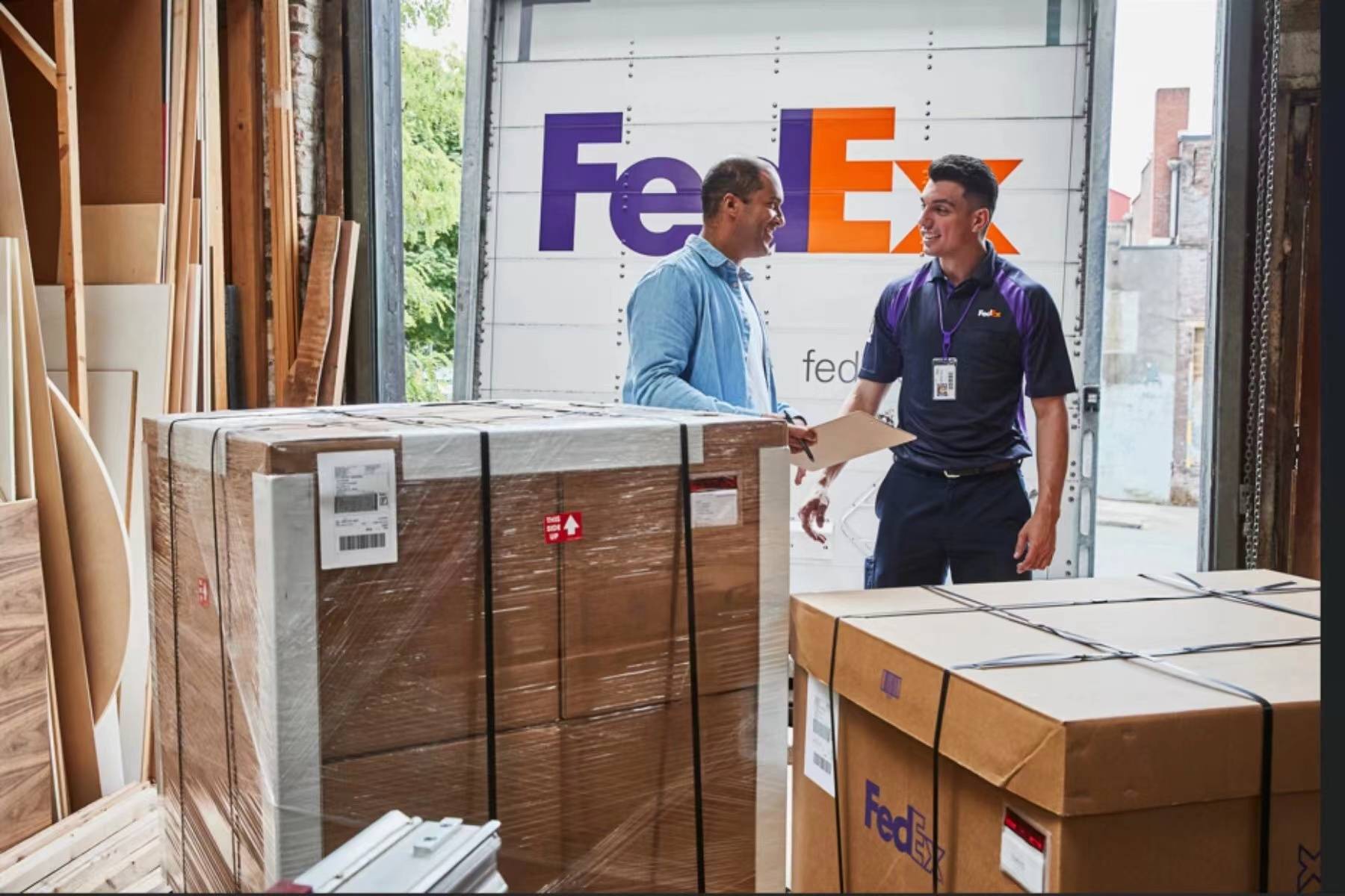 美国发空运到中国的快递