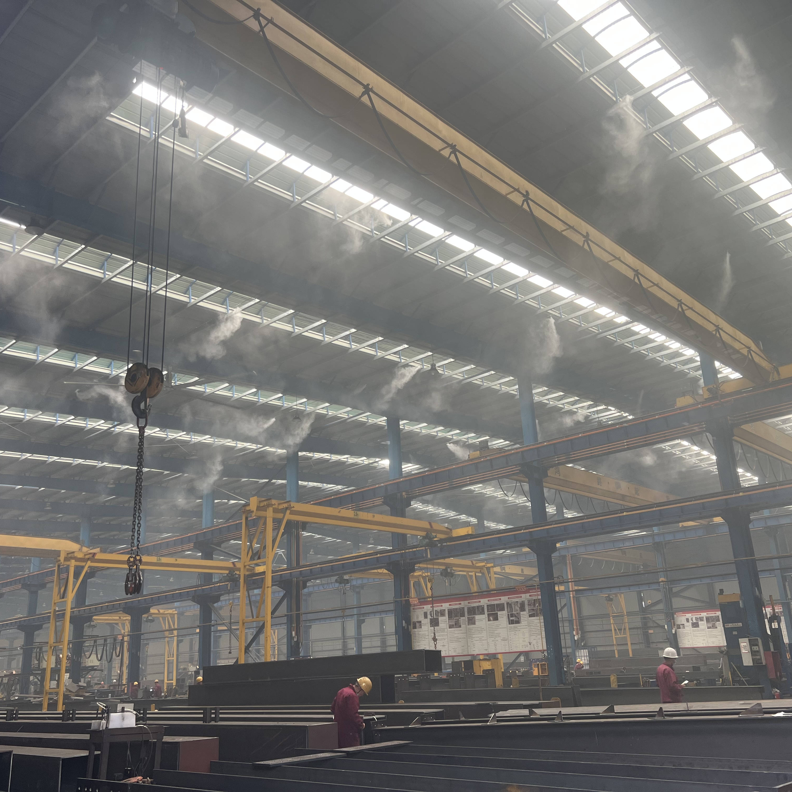 砂料厂喷雾降尘系统:科技赋能粉尘治理新方案