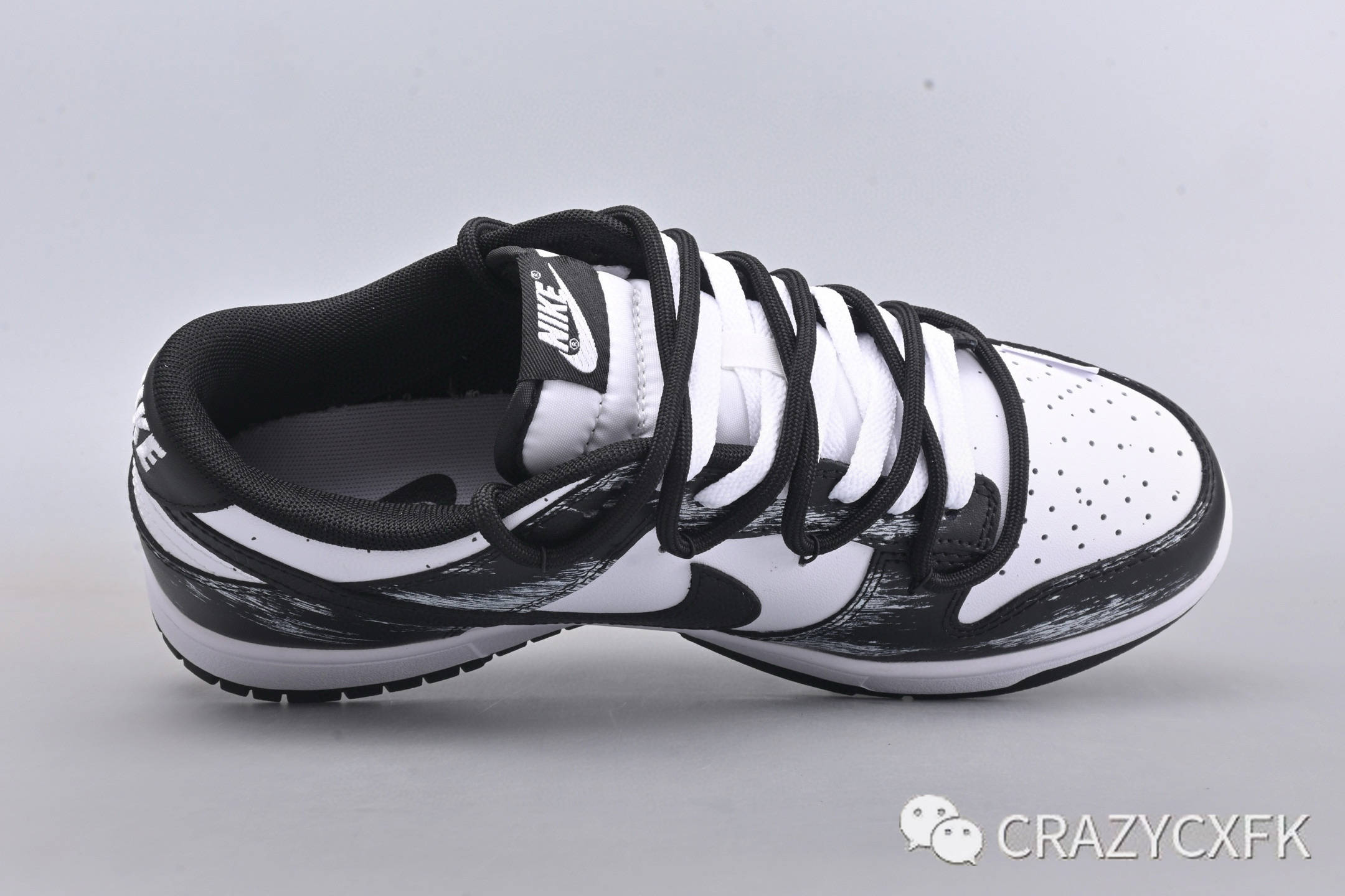 耐克nike dunk low black mamba 死神毒蛇曼巴解构涂鸦板鞋