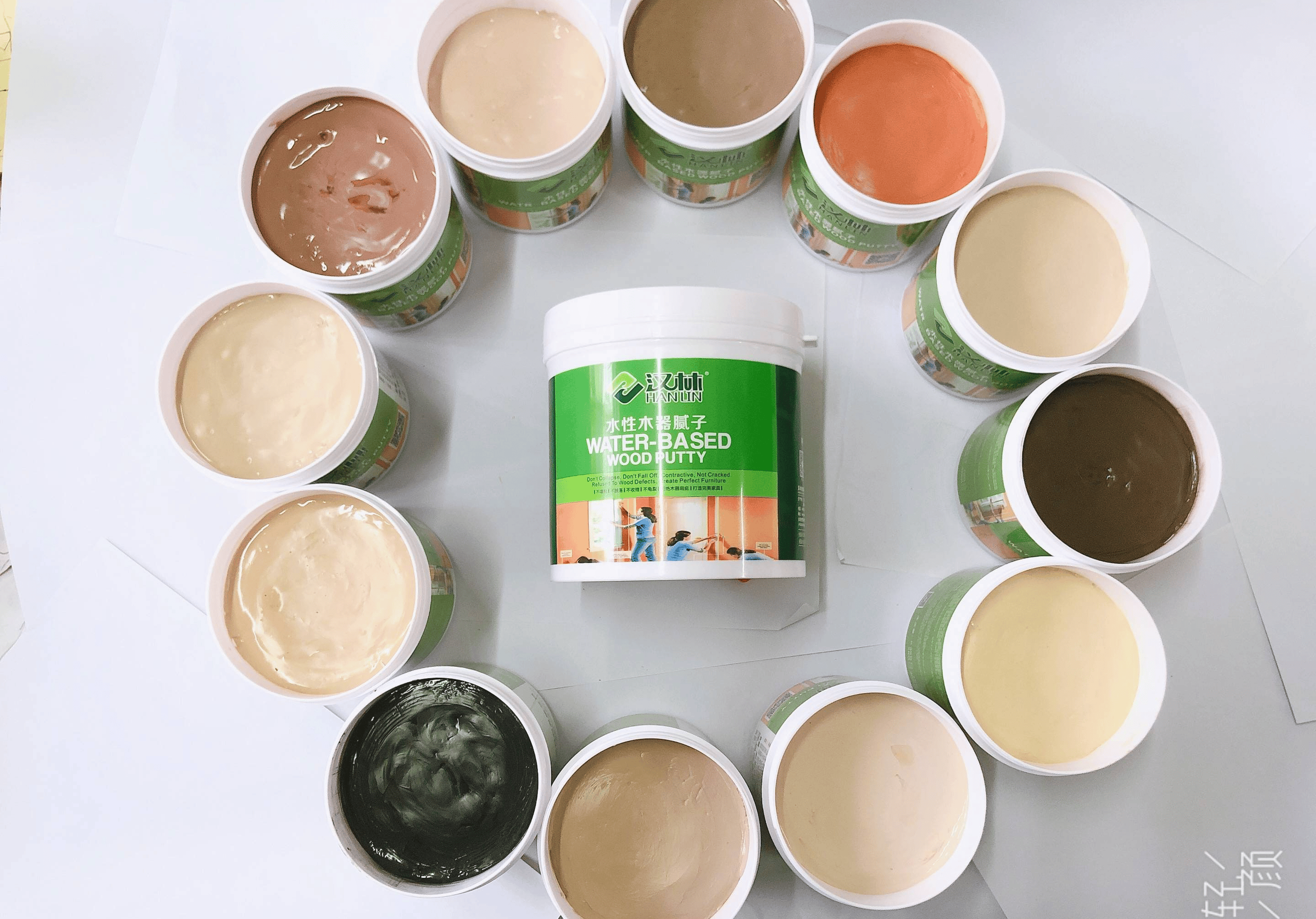 木工师傅别再踩坑！2 款汉林水性腻子搞定家具修补：告别冒钉眼、省漆 30%，1 次成型不返工