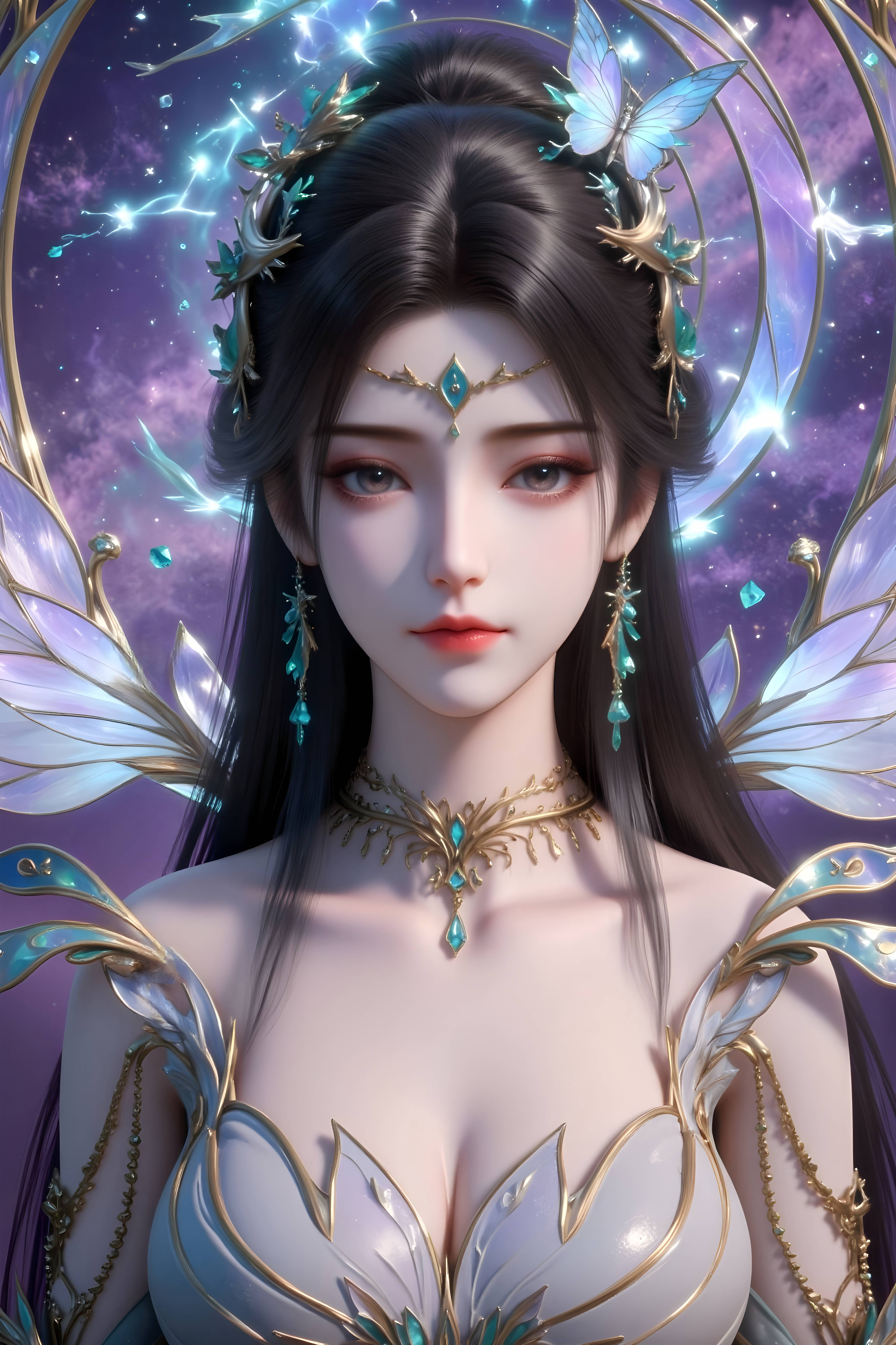 国漫星辰变-姜立 AI图集绘画二次元高清壁纸 北极圣皇之女