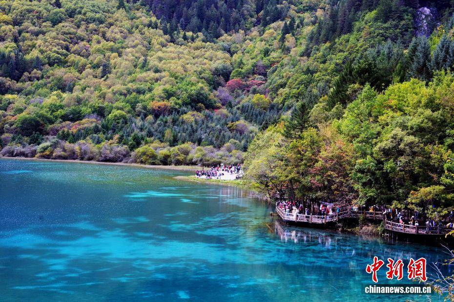 宛若仙境!四川九寨沟秋景如画 进入最佳观赏期_风光_游客_树正群