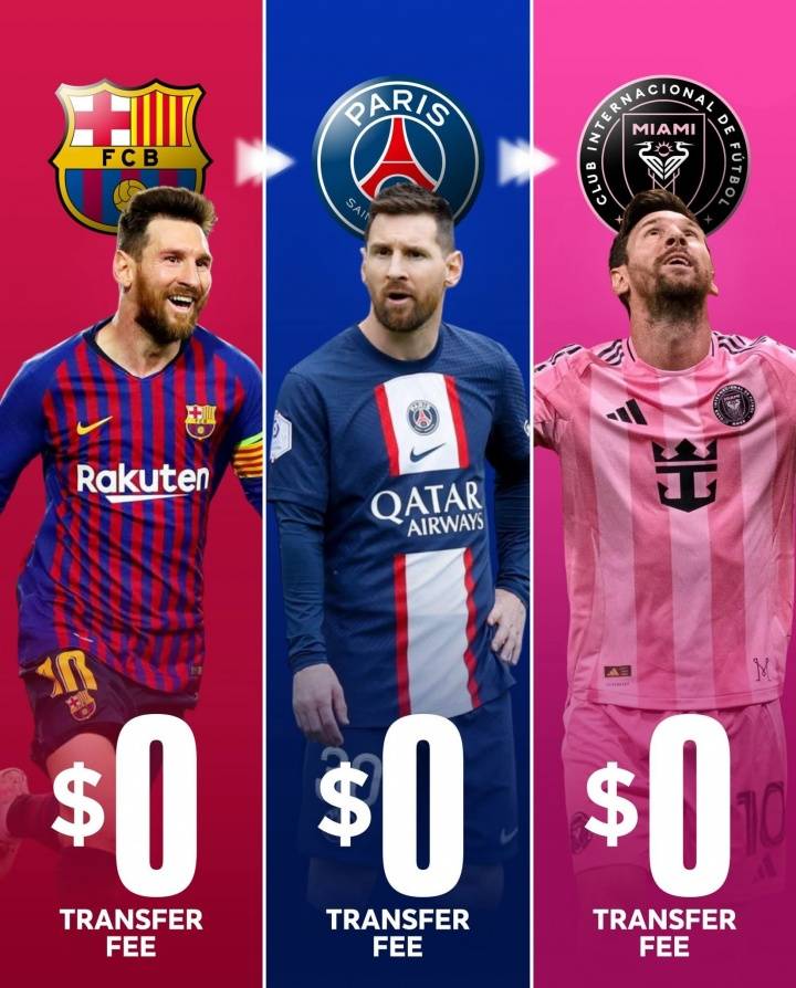 足坛罕见！梅西可能在迈阿密退役，职业转会费