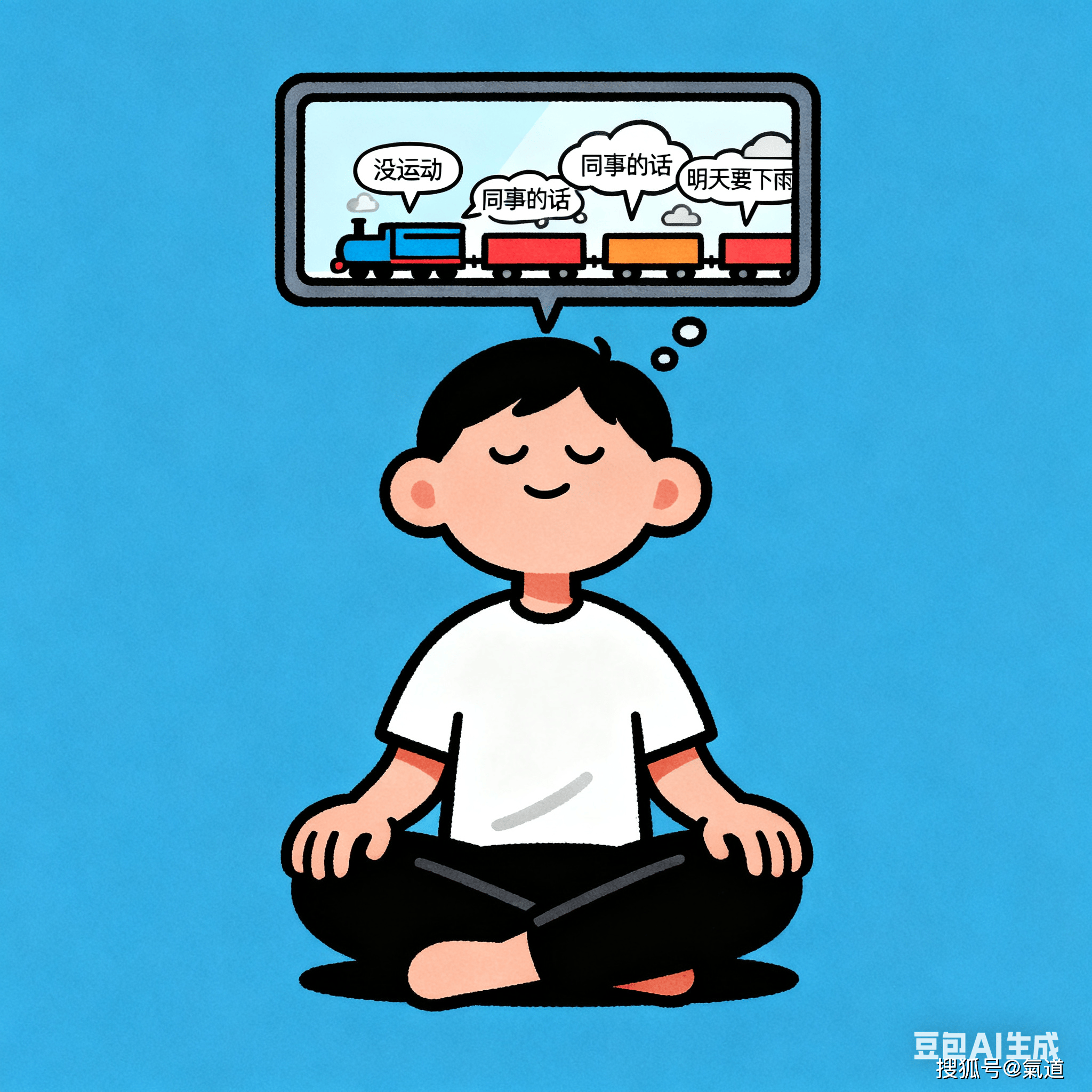 静坐时总是胡思乱想,怎么办?