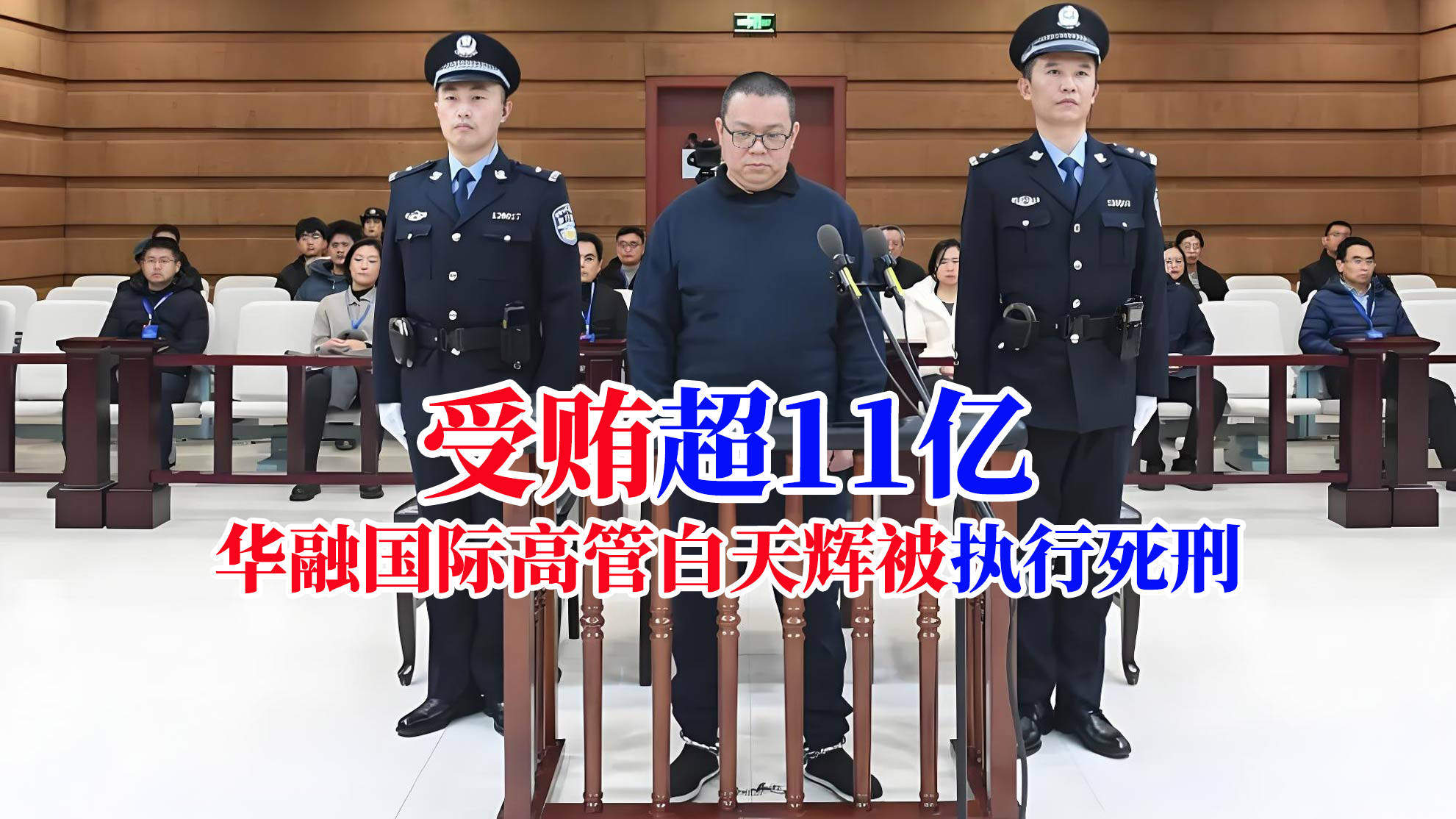 华融国际高管白天辉被执行死刑