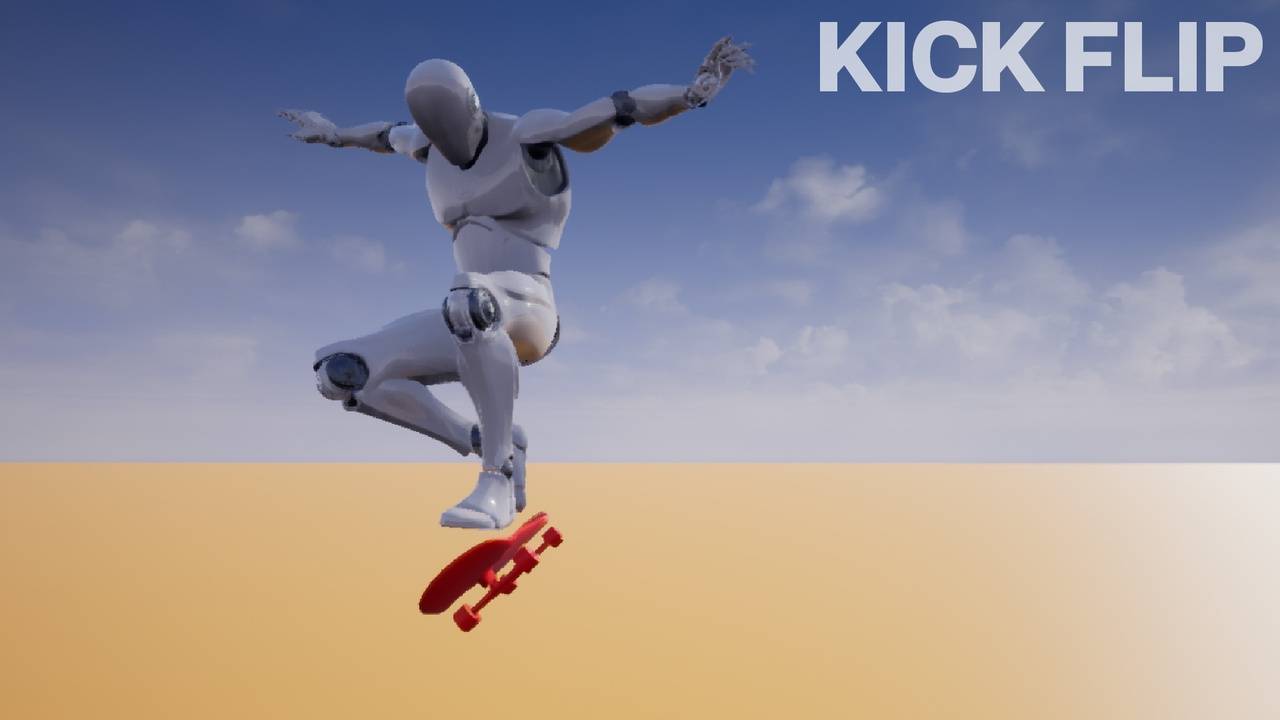 ue5滑板车动作包，虚幻5的滑板系统下载