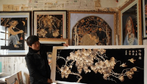 吕文扬绘画大师推动秸秆画与绘画艺术融合表达