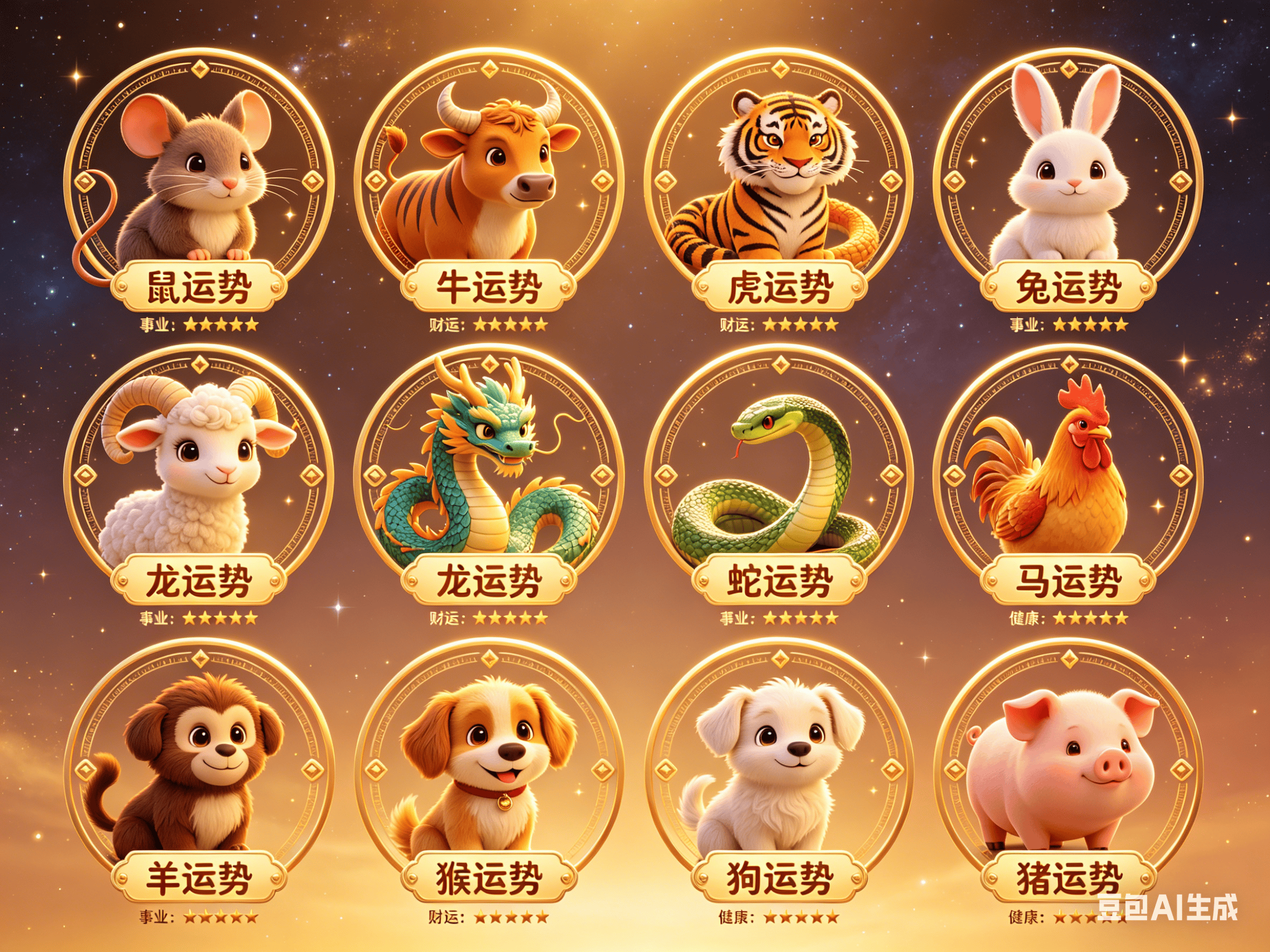 十二星生肖本周运势(十二生肖每周运势查询2020年)