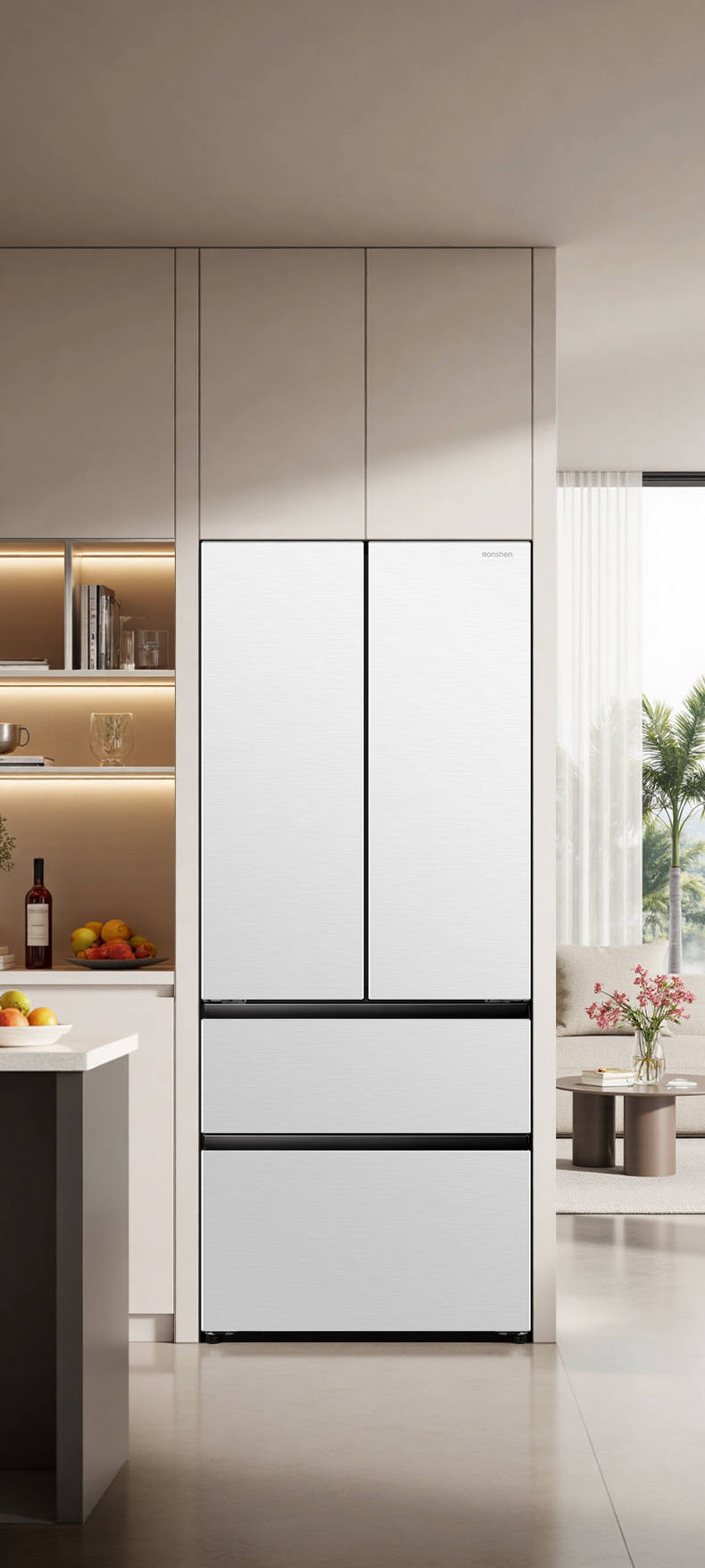 《容声方糖冰箱再升级！方糖冰箱机皇510重新定义净味除菌天花板》