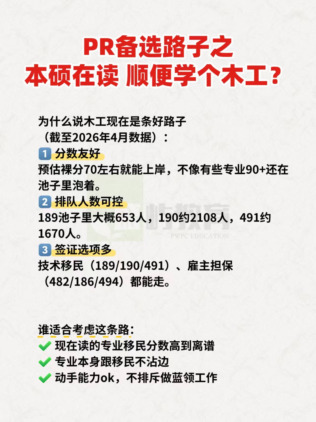 PR备选路|本硕在读顺便学个木工？