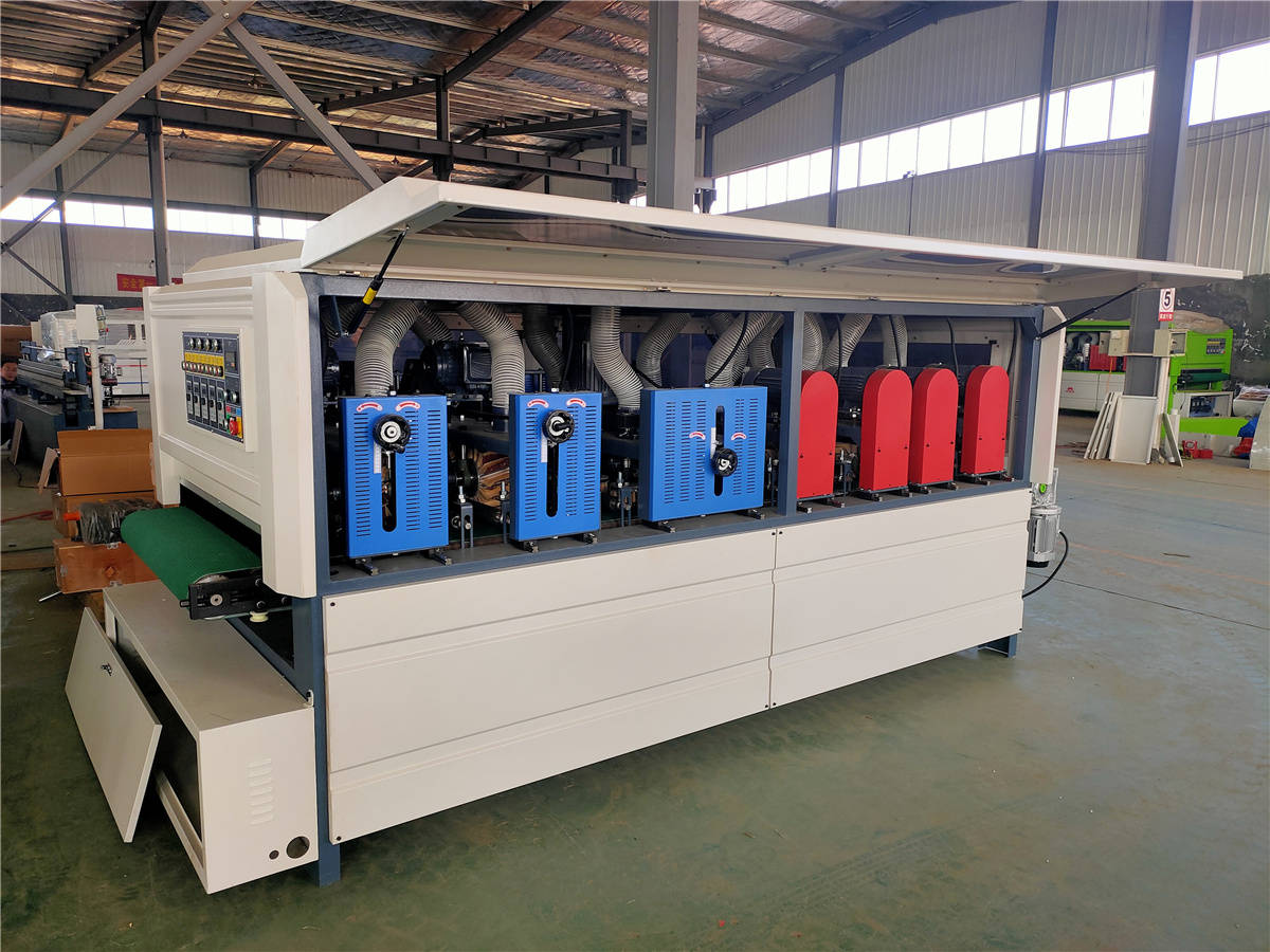 打磨机械设备 木工平面打磨机加工过程