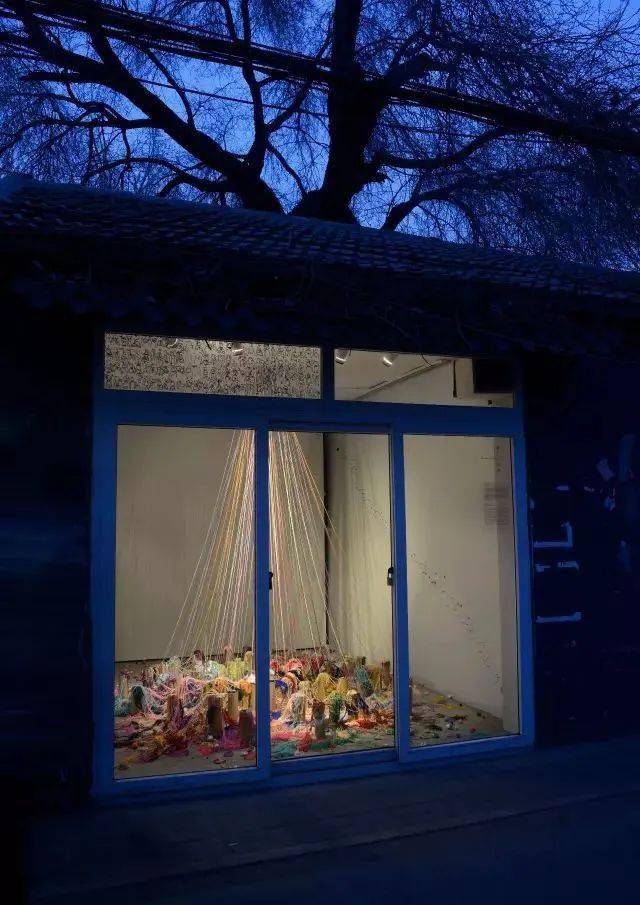 展览现场上海明当代美术馆,2017这次在北京德国文化中心歌德学院的"干