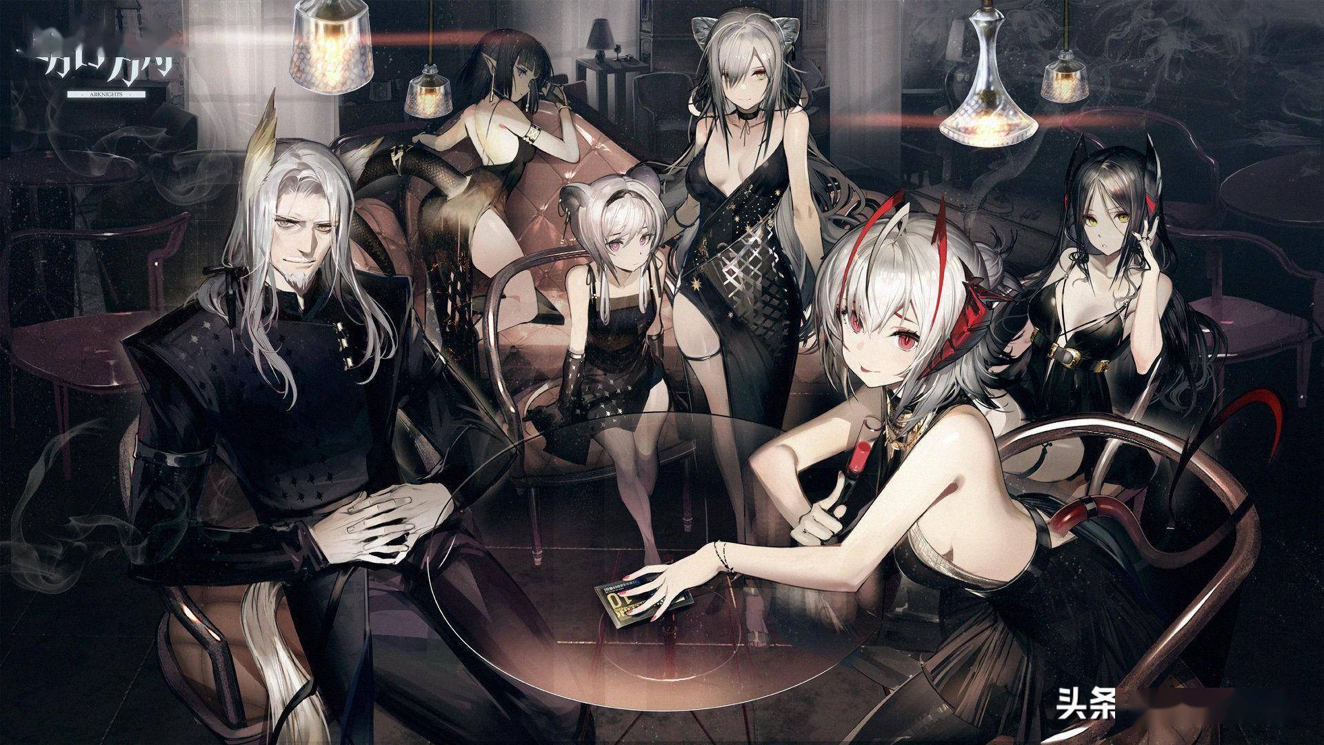 至于skade老师,我更喜欢他对于白色系以及暖色调的运用,其笔下的角色