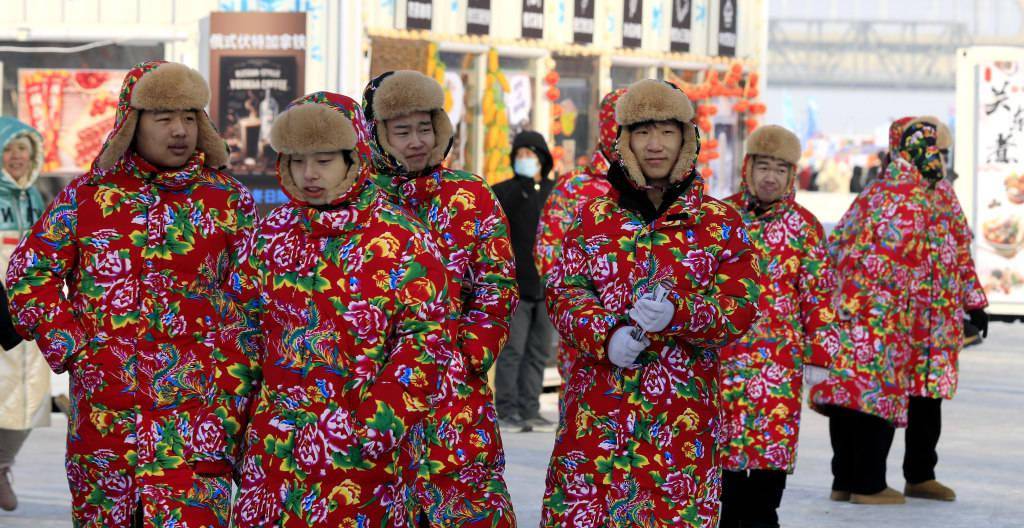 东北花袄素材图片