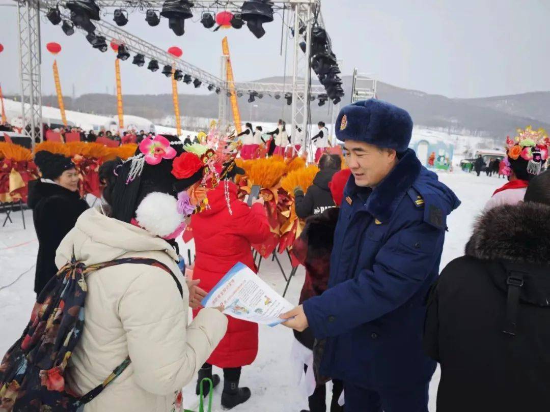 鸡西市消防救援支队滴道大队全力护航滴道区第六届冰雪节_工作_旅游