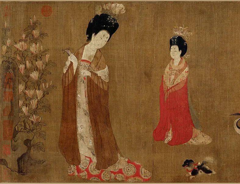 大唐丽人| “簪花”系列手作饰品背后的传世名画_搜狐网