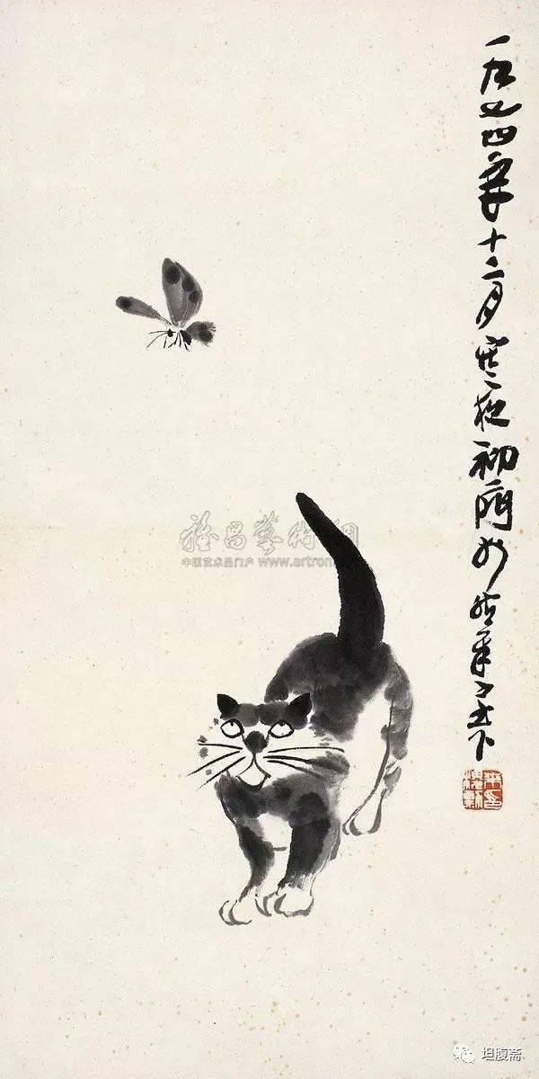 近现代画家笔下的猫