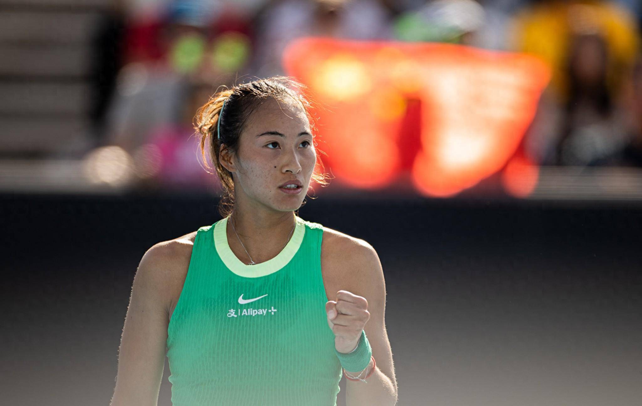 郑钦文晋级澳网女单第三轮