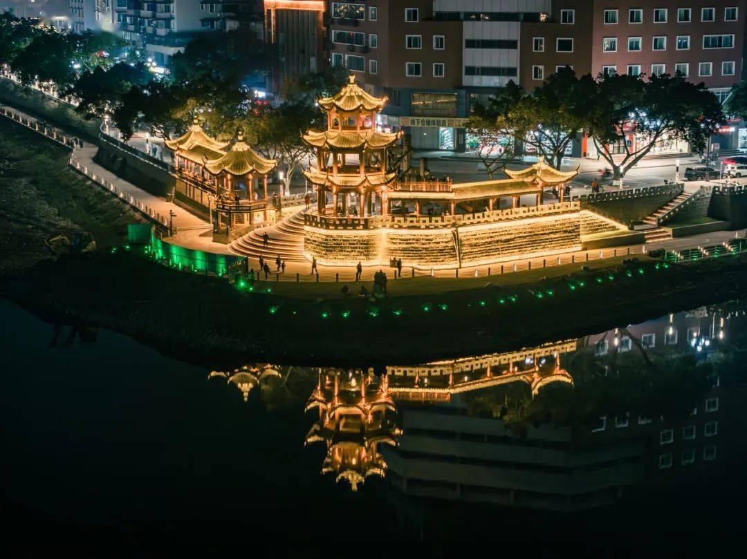 万州五桥夜景图片