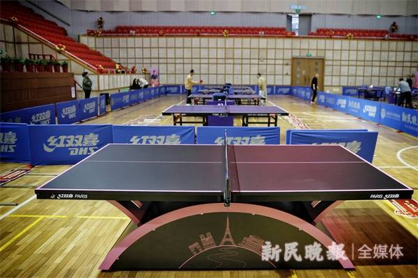 巴黎奥运还没用上的球台,新民晚报红双喜杯先用上了!